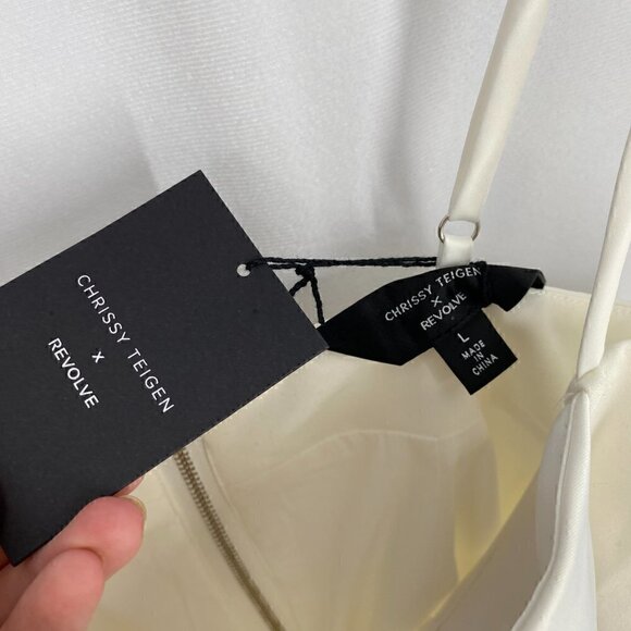 Chrissy Teigen x Revolve Bala Midi Dress Size Large NWT - Picture 7 of 11